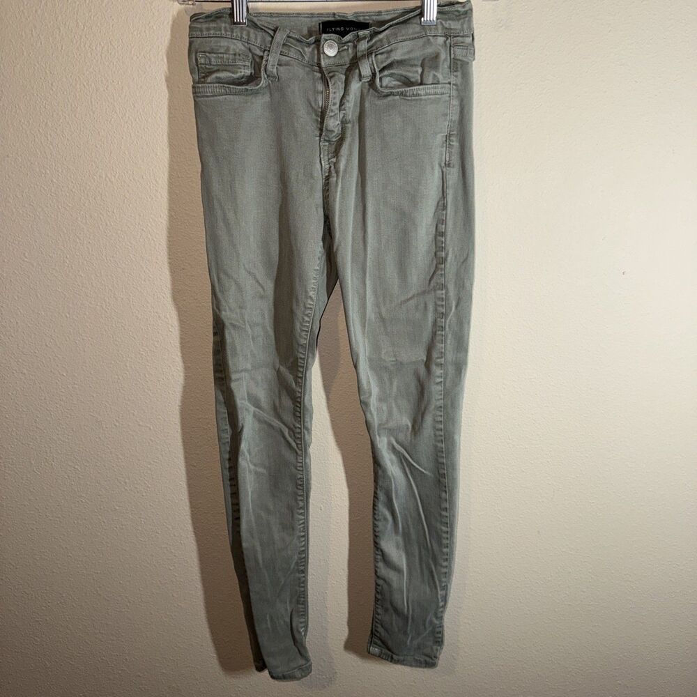 Flying Monkey Women’s Skinny Jeans Green